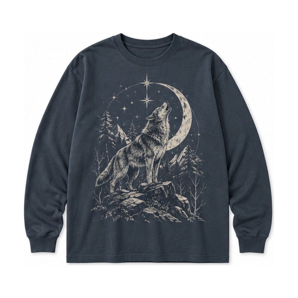 Howling Wolf Long Sleeve Tee